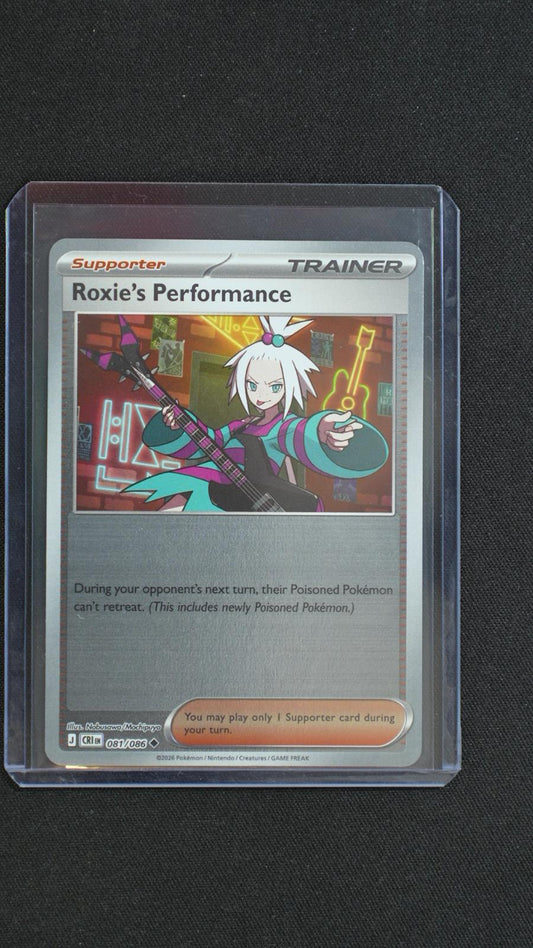 Roxie's Performance 081/086 Uncommon Chaos Rising Pokemon Reverse Holo Near Mint