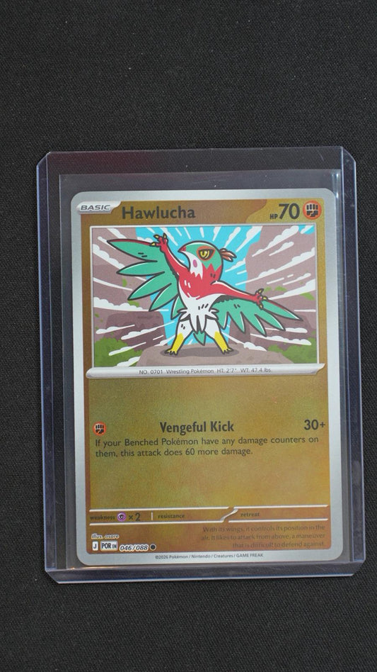 Hawlucha 046/088 Common Perfect Order Pokemon Reverse Holo Near Mint