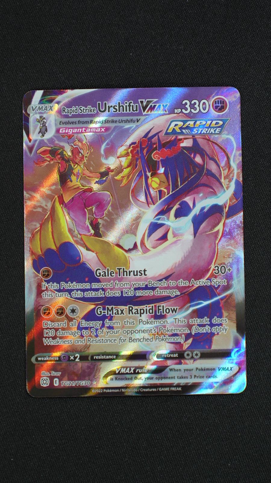 Rapid Strike Urshifu VMAX TG21/TG30 Holo Brilliant Stars Trainer Pokemon NM