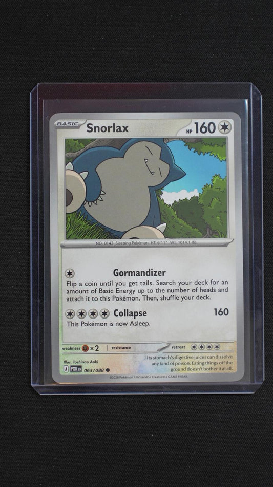 Snorlax 063/088 Common Perfect Order Pokemon Near Mint