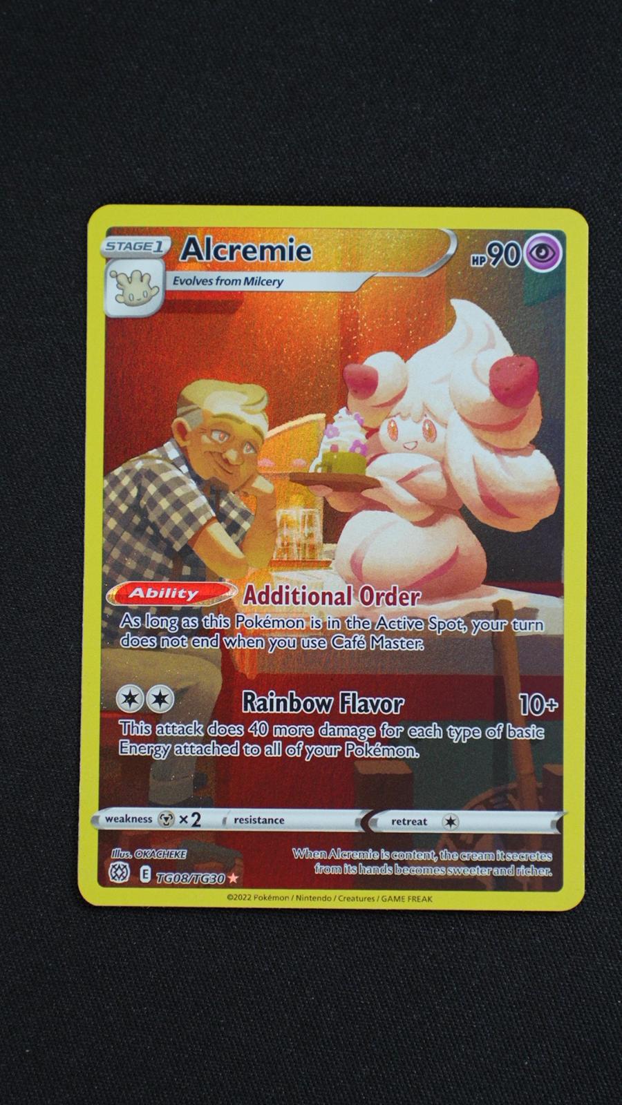 Alcremie TG08/TG30 Holo Brilliant Stars Trainer Gallery Pokemon NM