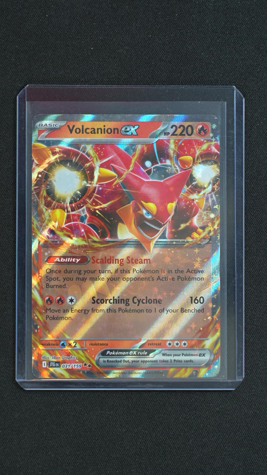 Volcanion ex 031/159 Double Rare Journey Together Pokemon Holo Near Mint