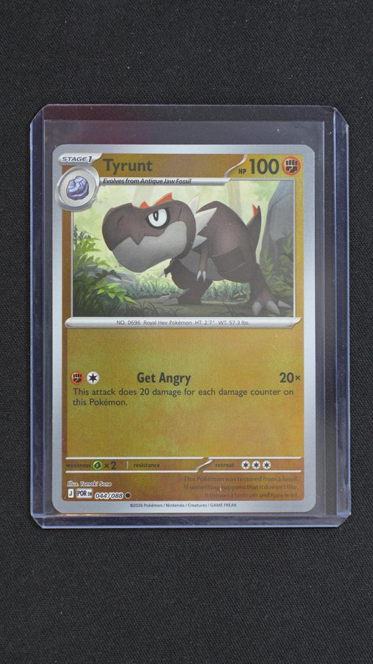 Tyrunt 044/088 Common Perfect Order Pokemon Reverse Holo Near Mint
