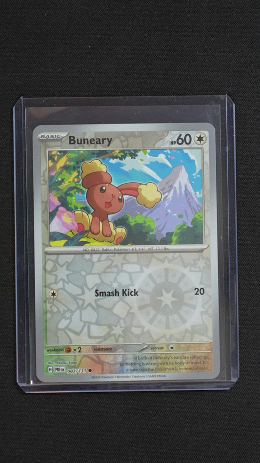 Buneary 083/131 Common Prismatic Evolutions Pokemon Reverse Holo Near Mint