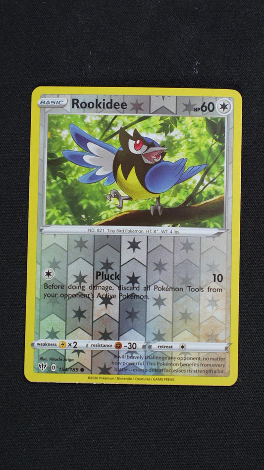 Rookidee 154/189 Common Darkness Ablaze Pokemon Reverse Holo Near Mint