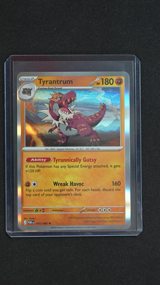 Tyrantrum 045/088 Holo Rare Perfect Order Pokemon Holo Near Mint