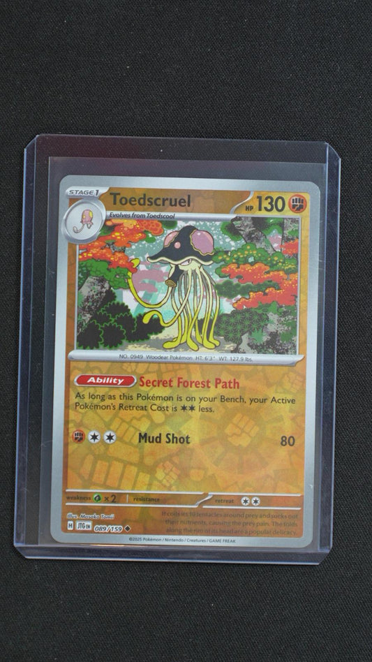 Toedscruel 089/159 Uncommon Journey Together Pokemon Reverse Holo Near Mint