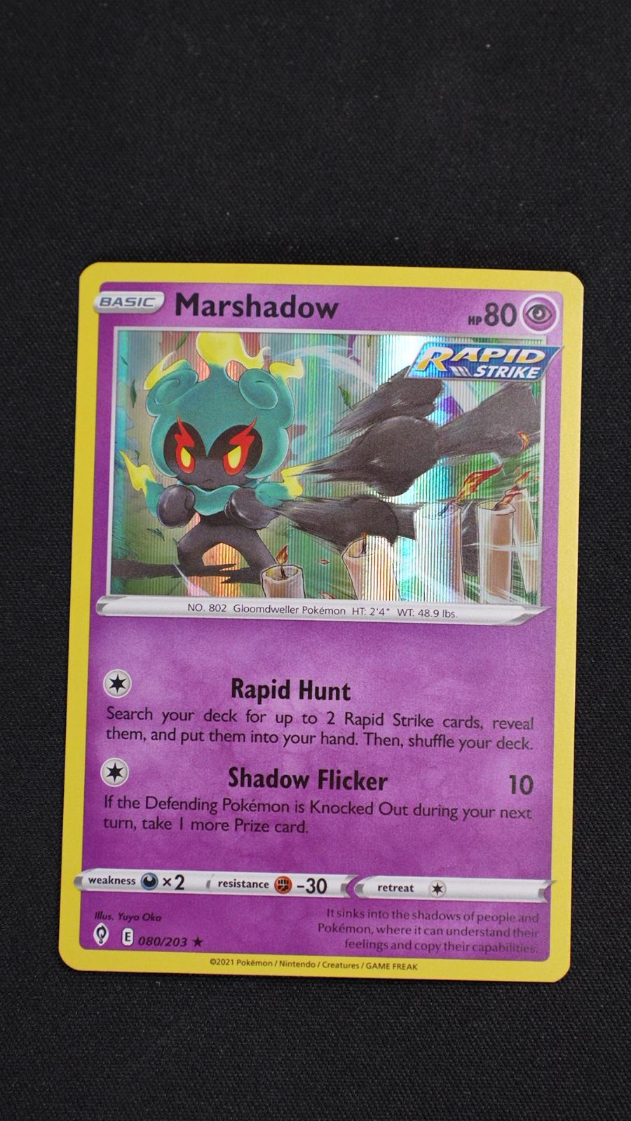 Marshadow 080/203 Holo Rare Evolving Skies Pokemon Holo Near Mint