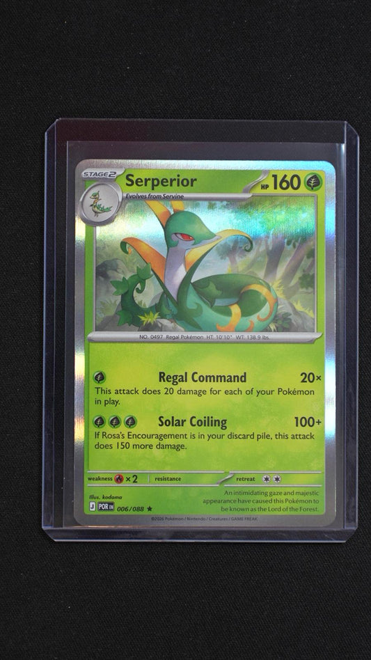 Serperior 006/088 Rare Perfect Order Pokemon Holo Near Mint