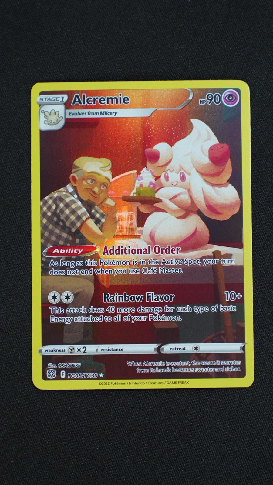 Alcremie TG08/TG30 Holo Brilliant Stars Trainer Gallery Pokemon NM