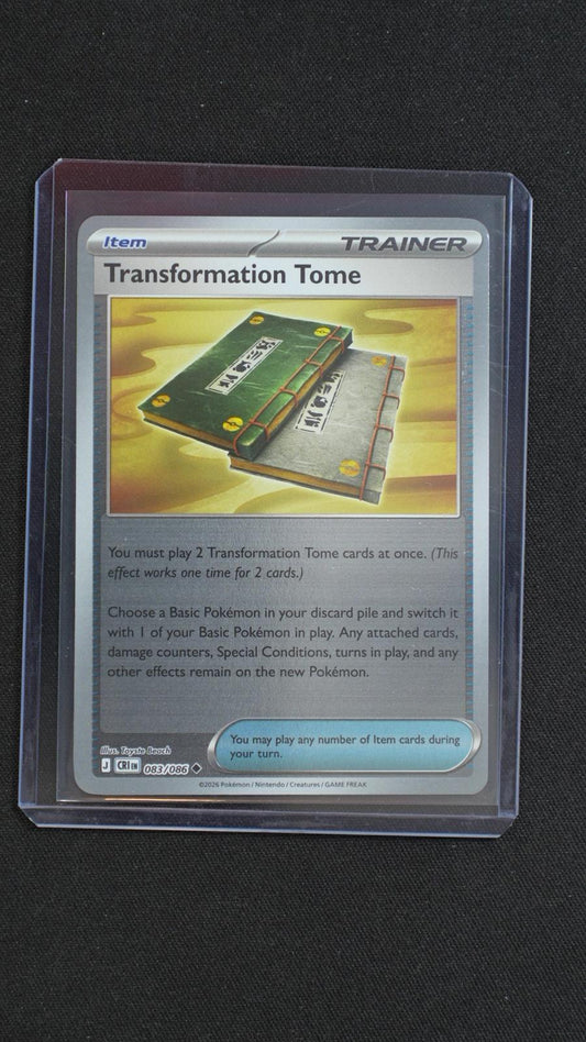 Transformation Tome 083/086 Uncommon Chaos Rising Pokemon Reverse Holo Near Mint