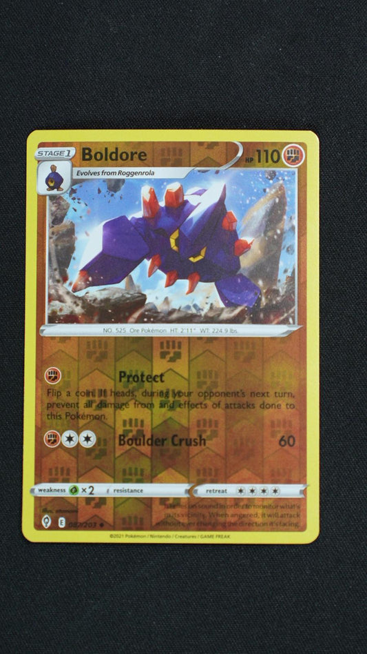 Boldore 087/203 Uncommon Evolving Skies Pokemon Reverse Holo Near Mint