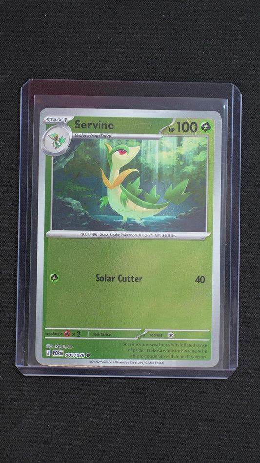 Servine 005/088 Common Perfect Order Pokemon Reverse Holo Near Mint