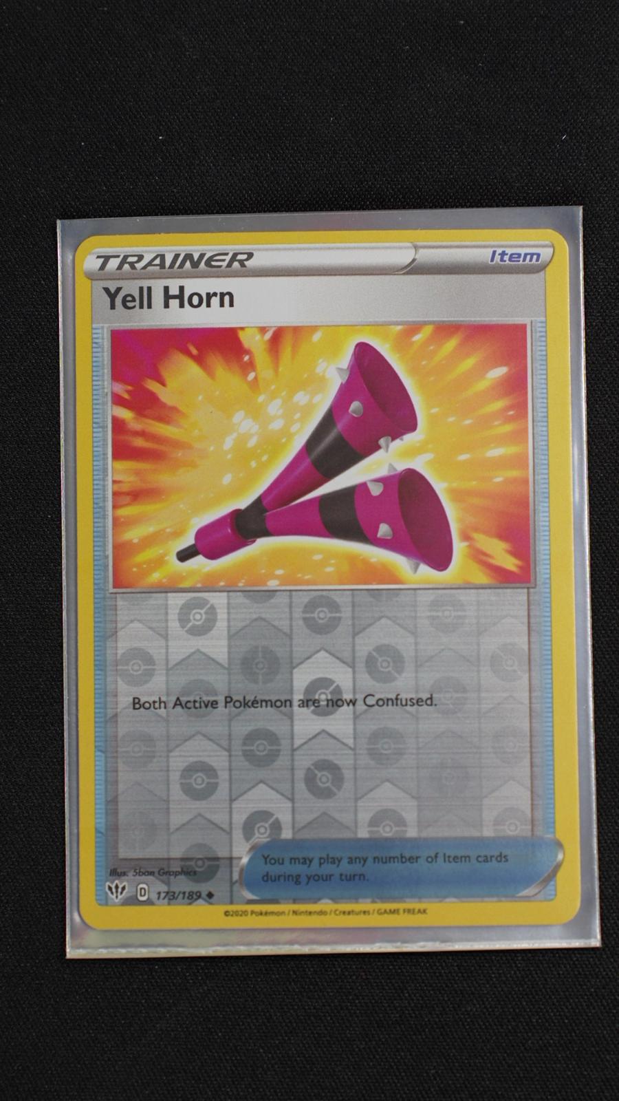 Yell Horn 173/189 Uncommon Darkness Ablaze Pokemon Reverse Holo Near Mint