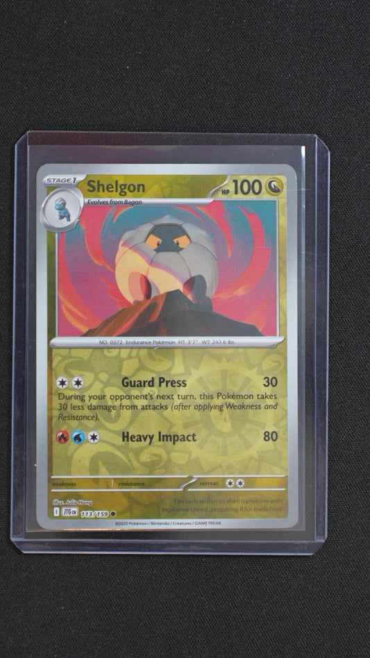 Shelgon 113/159 Common Journey Together Pokemon Reverse Holo Near Mint