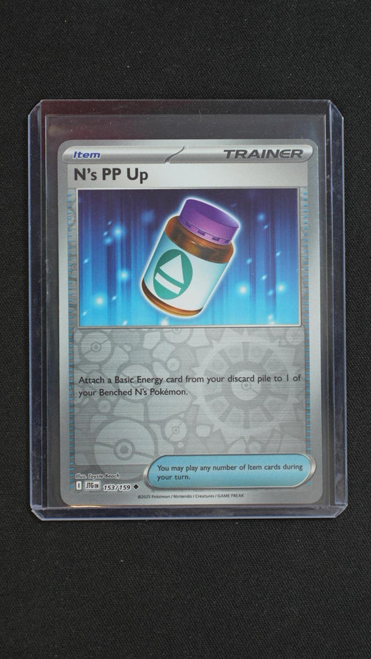 N's PP Up 153/159 Uncommon Journey Together Pokemon Reverse Holo Near Mint