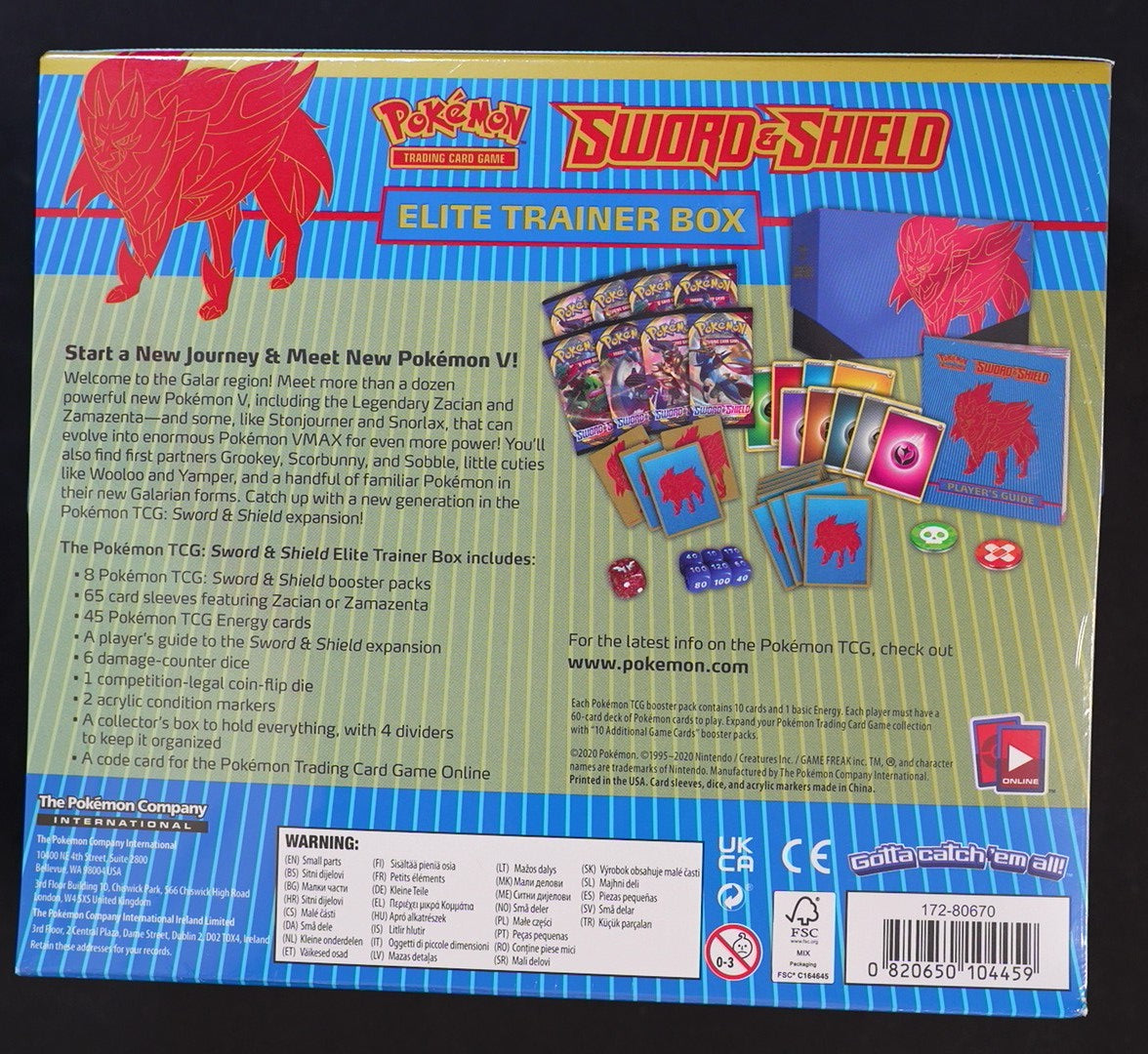 Sword and Shield [Zamazenta] Elite Trainer Box