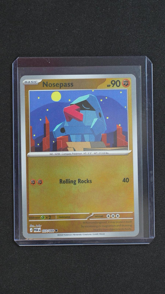 Nosepass 037/088 Common Perfect Order Pokemon Reverse Holo Near Mint