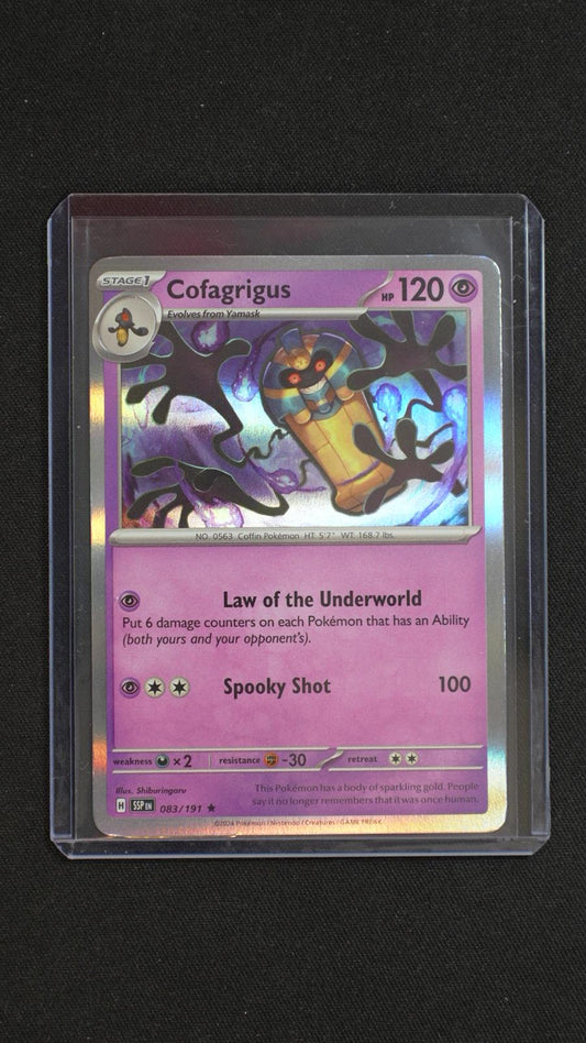 Cofagrigus 083/191 Rare Surging Sparks Pokemon Holo Near Mint
