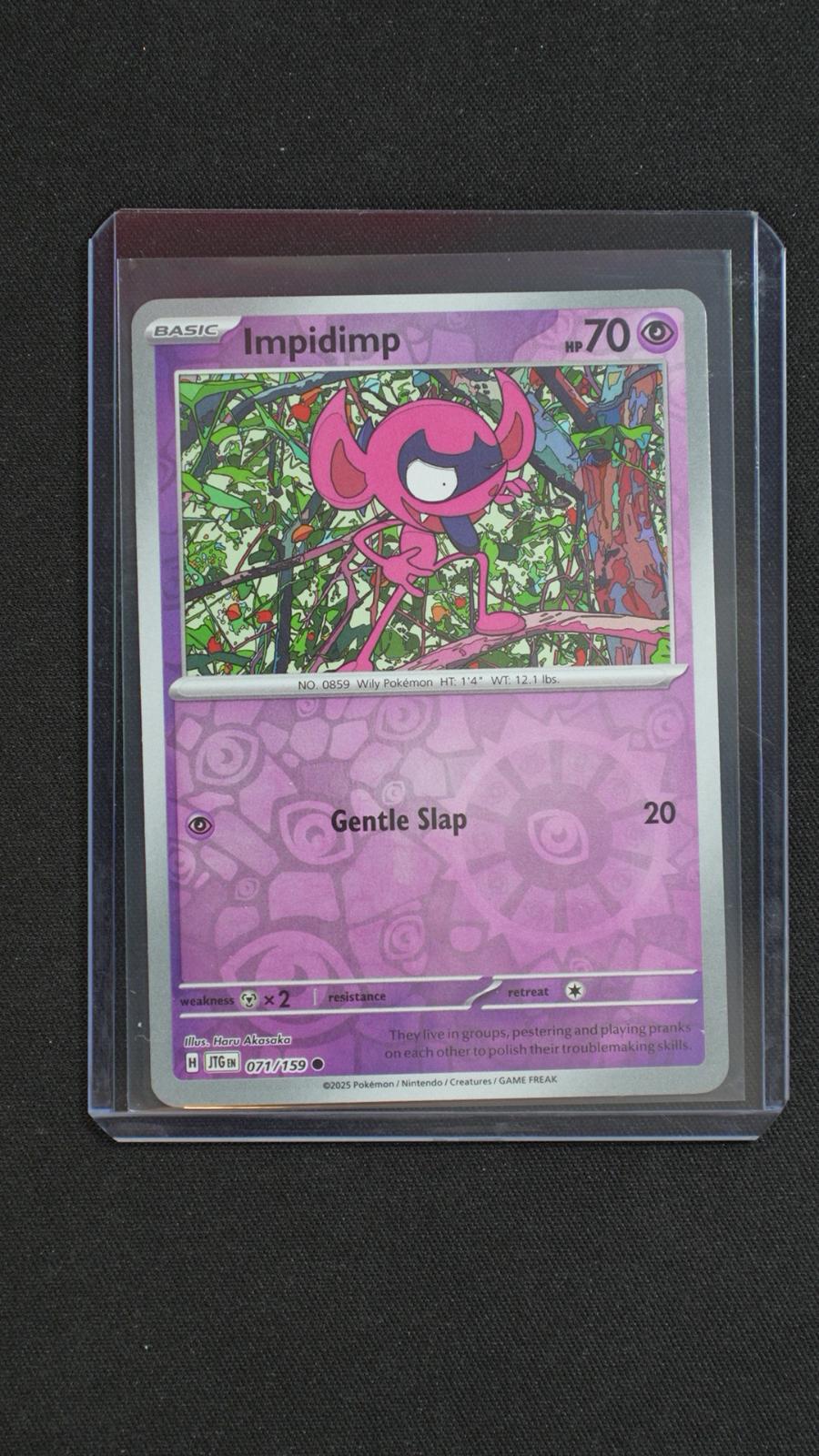 Impidimp 071/159 Common Journey Together Pokemon Reverse Holo Near Mint