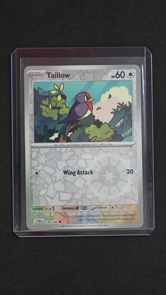 Taillow 156/182 Common Destined Rivals Pokemon Reverse Holo Near Mint