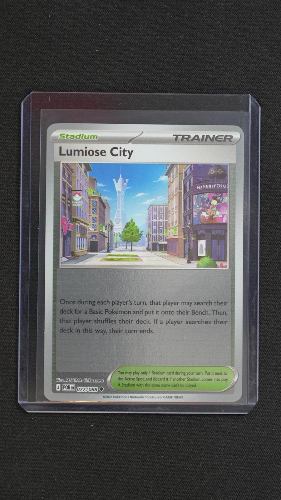 Lumiose City 077/088 Uncommon Perfect Order Pokemon Reverse Holo Near Mint