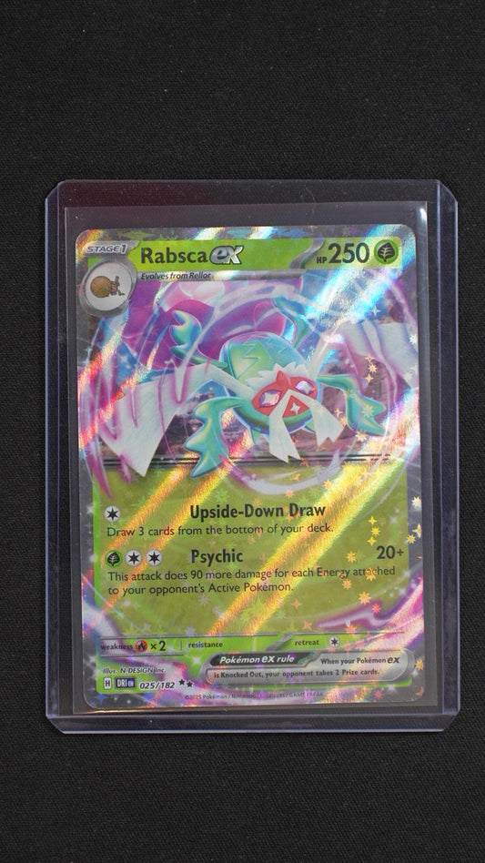 Rabsca ex 025/182 Double Rare Destined Rivals Pokemon Holo Near Mint