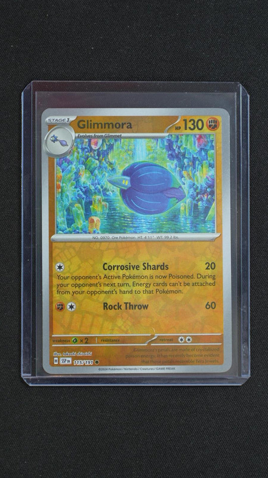 Glimmora 115/191 Common Surging Sparks Pokemon Reverse Holo Near Mint