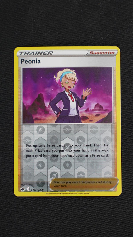 Peonia 149/198 Uncommon Chilling Reign Pokemon Reverse Holo Near Mint