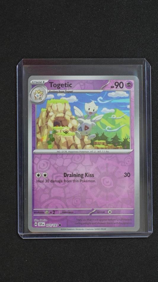 Togetic 071/191 Common Surging Sparks Pokemon Reverse Holo Near Mint