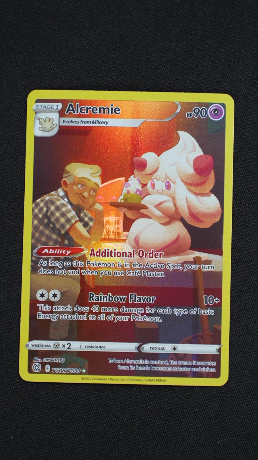 Alcremie TG08/TG30 Holo Brilliant Stars Trainer Gallery Pokemon NM