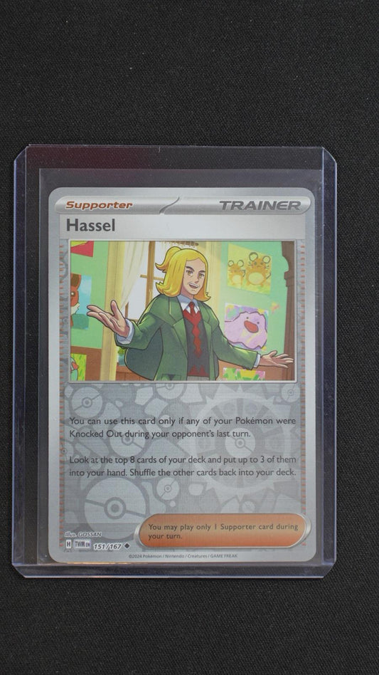 Hassel 151/167 Uncommon Twilight Masquerade Pokemon Reverse Holo Near Mint