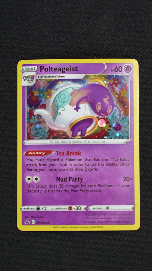 Polteageist SWSH081 Holo Promo Sword & Shield Promo Pokemon Holo Near Mint