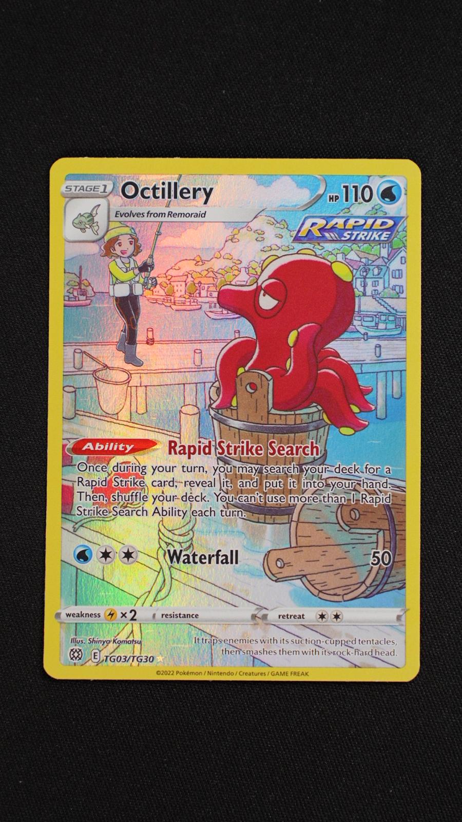 Octillery TG03/TG30 Holo Brilliant Stars Trainer Gallery Pokemon NM