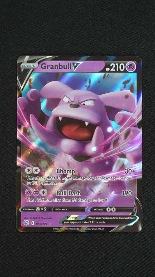 Granbull V 057/172 Holo V Rare Brilliant Stars Pokemon Near Mint