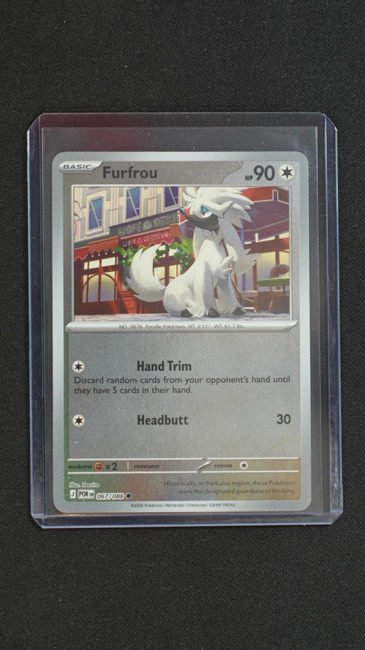 Furfrou 067/088 Common Perfect Order Pokemon Reverse Holo Near Mint
